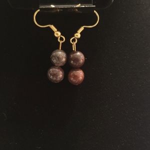 Poppy Jasper Crystal Earrings